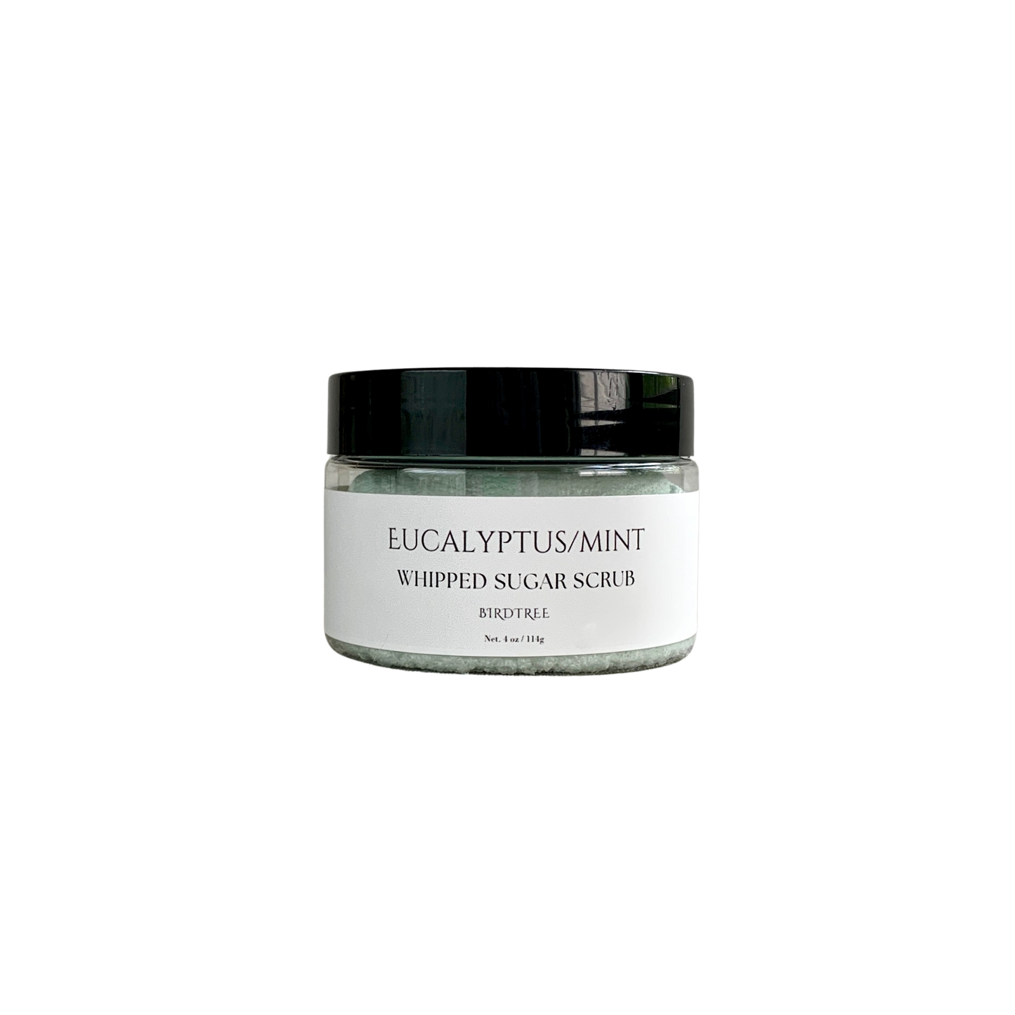 Refreshing Eucalyptus & Mint Whipped Sugar Scrub - Invigorating Foaming Body Scrub