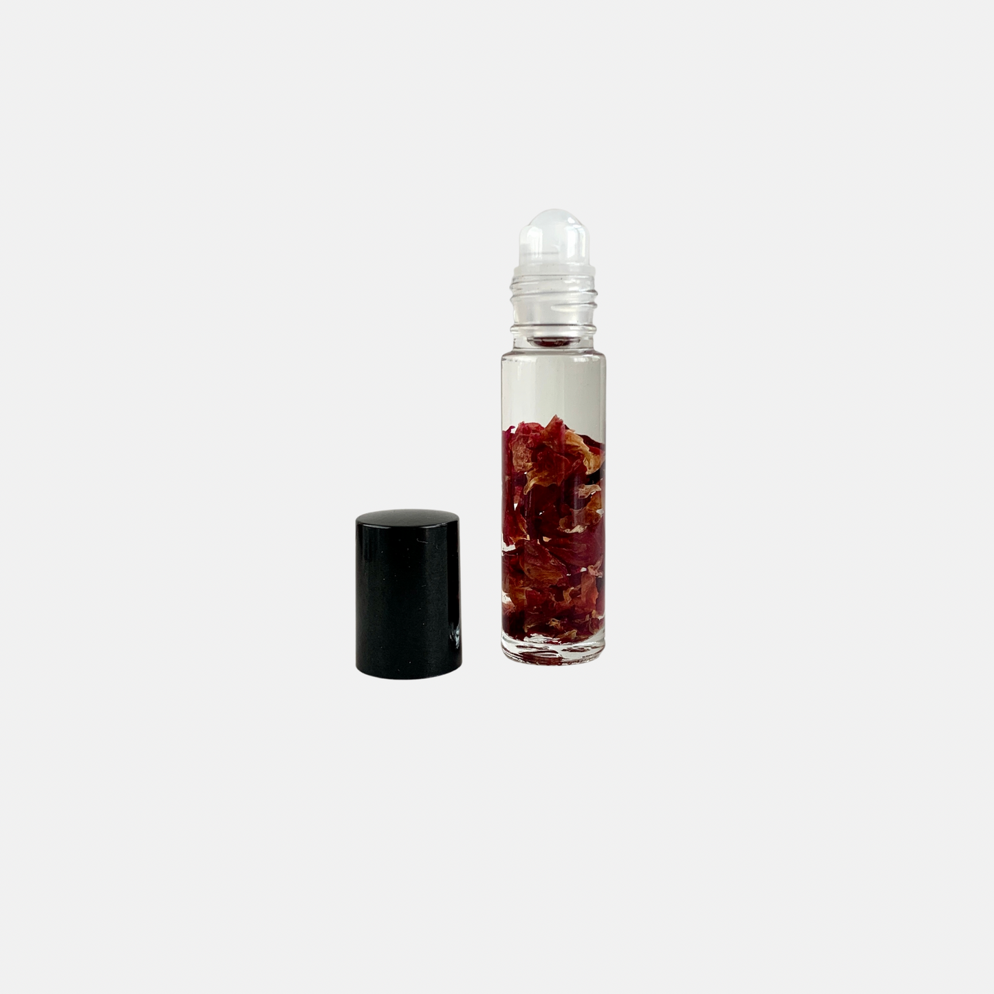 Custom Aromatherapy Oil Rollers - Choose Your Scent with Dried Flowers & Essential Oils
