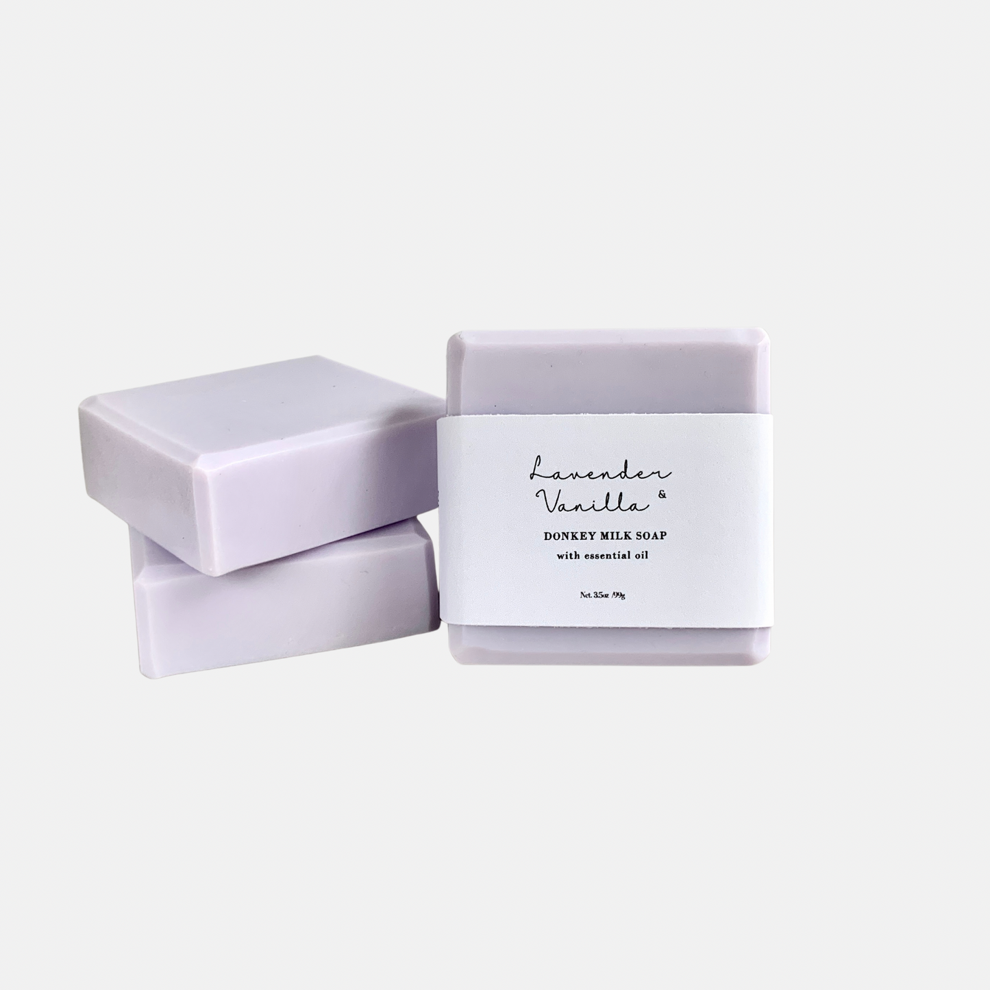 Calming Lavender & Vanilla Donkey Milk Soap - Luxury 4oz Relaxation Bar
