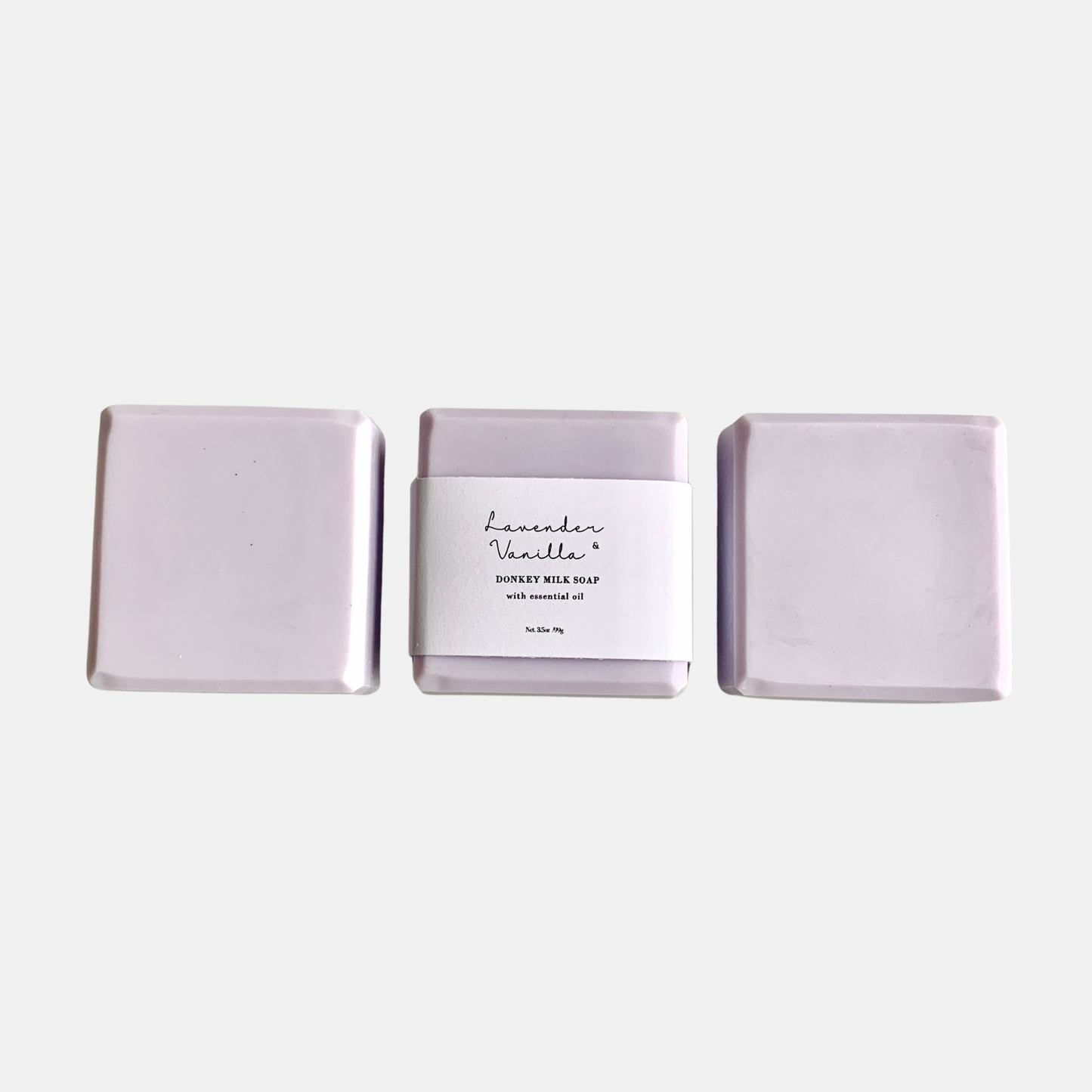 Calming Lavender & Vanilla Donkey Milk Soap - Luxury 4oz Relaxation Bar