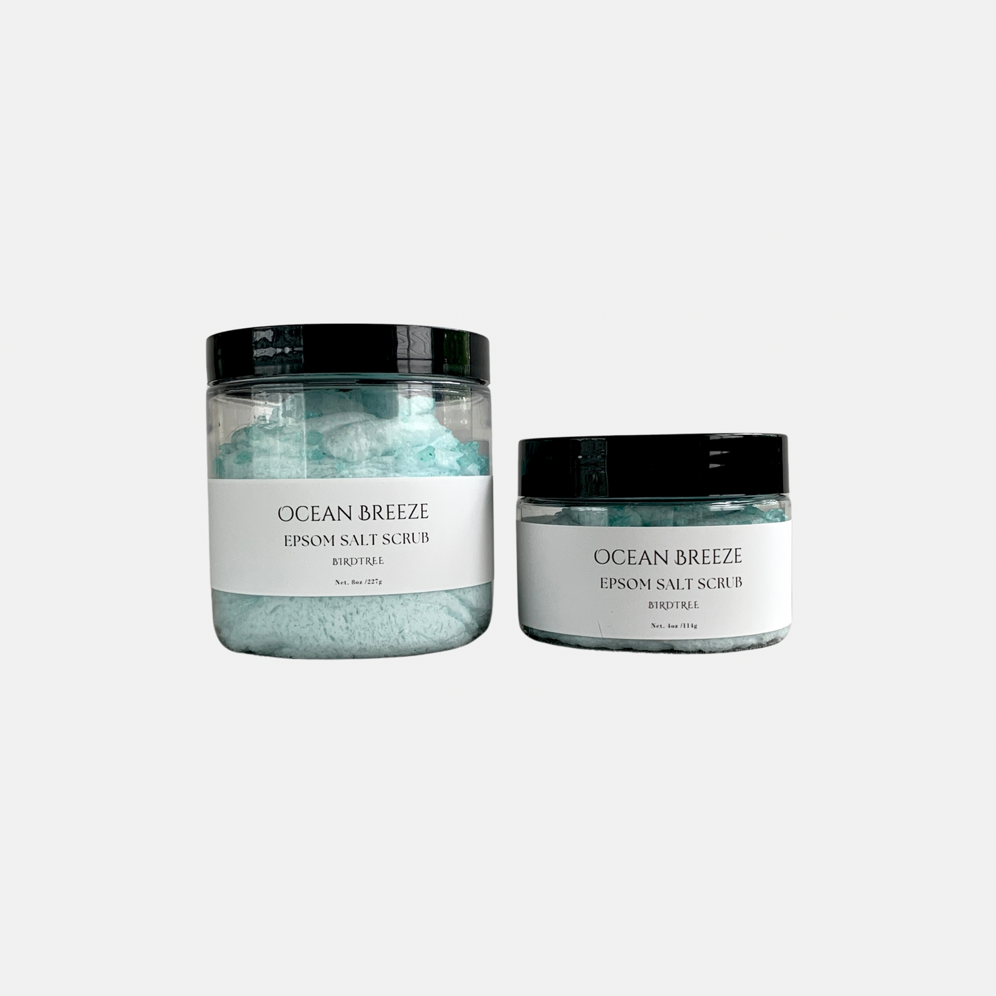 Refreshing Ocean Breeze Epsom Salt Scrub - Foaming Whipped Body Scrub for All
