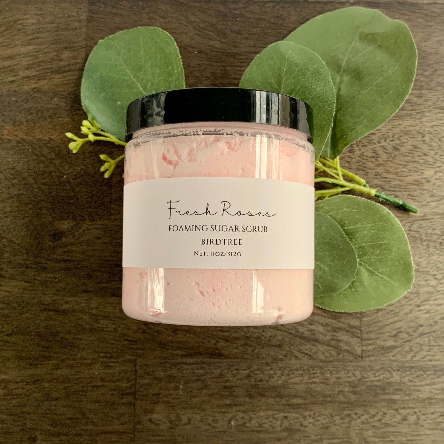 Romantic Fresh Rose Whipped Sugar Scrub - Luxurious Foaming Body Scrub & Soap