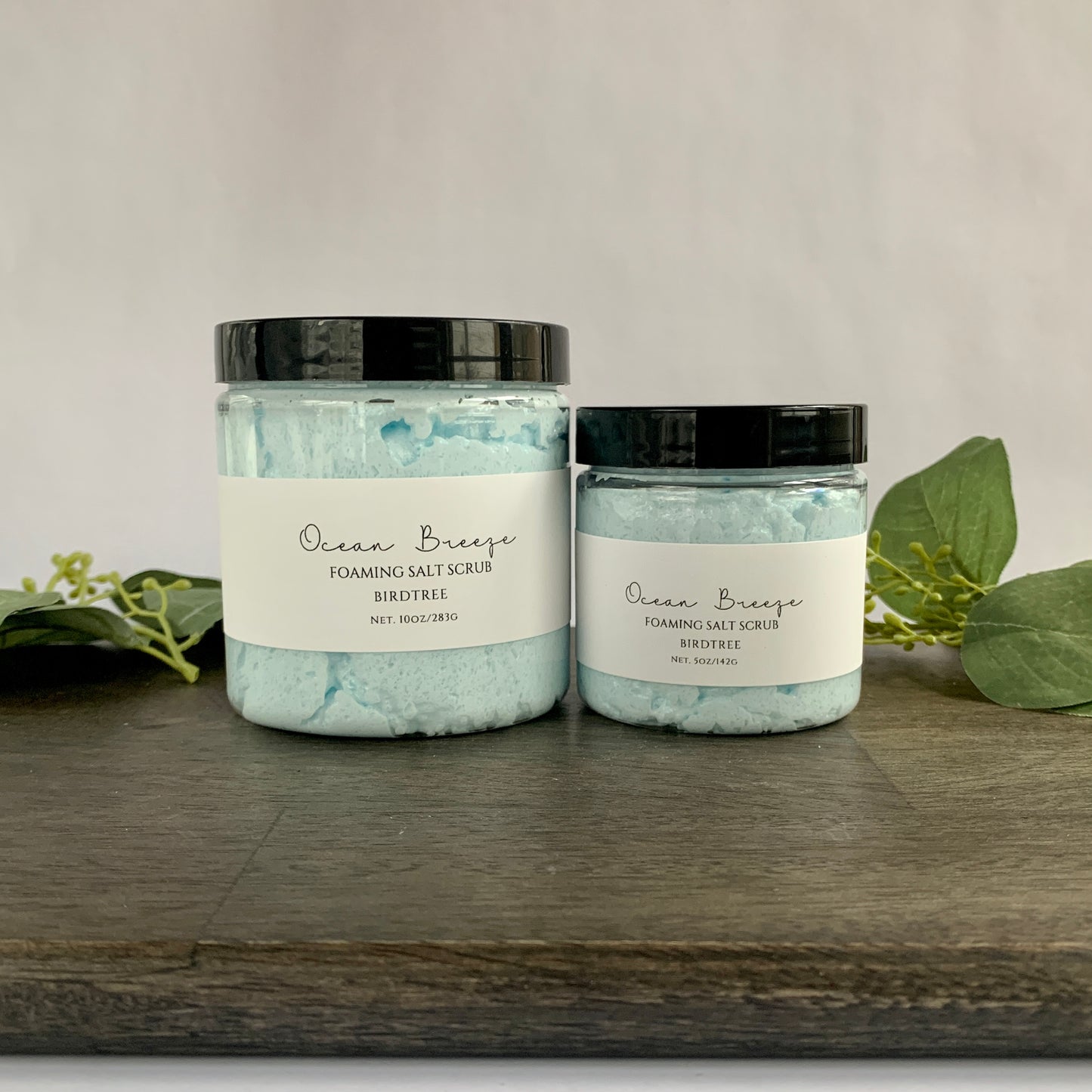Refreshing Ocean Breeze Epsom Salt Scrub - Foaming Whipped Body Scrub for All