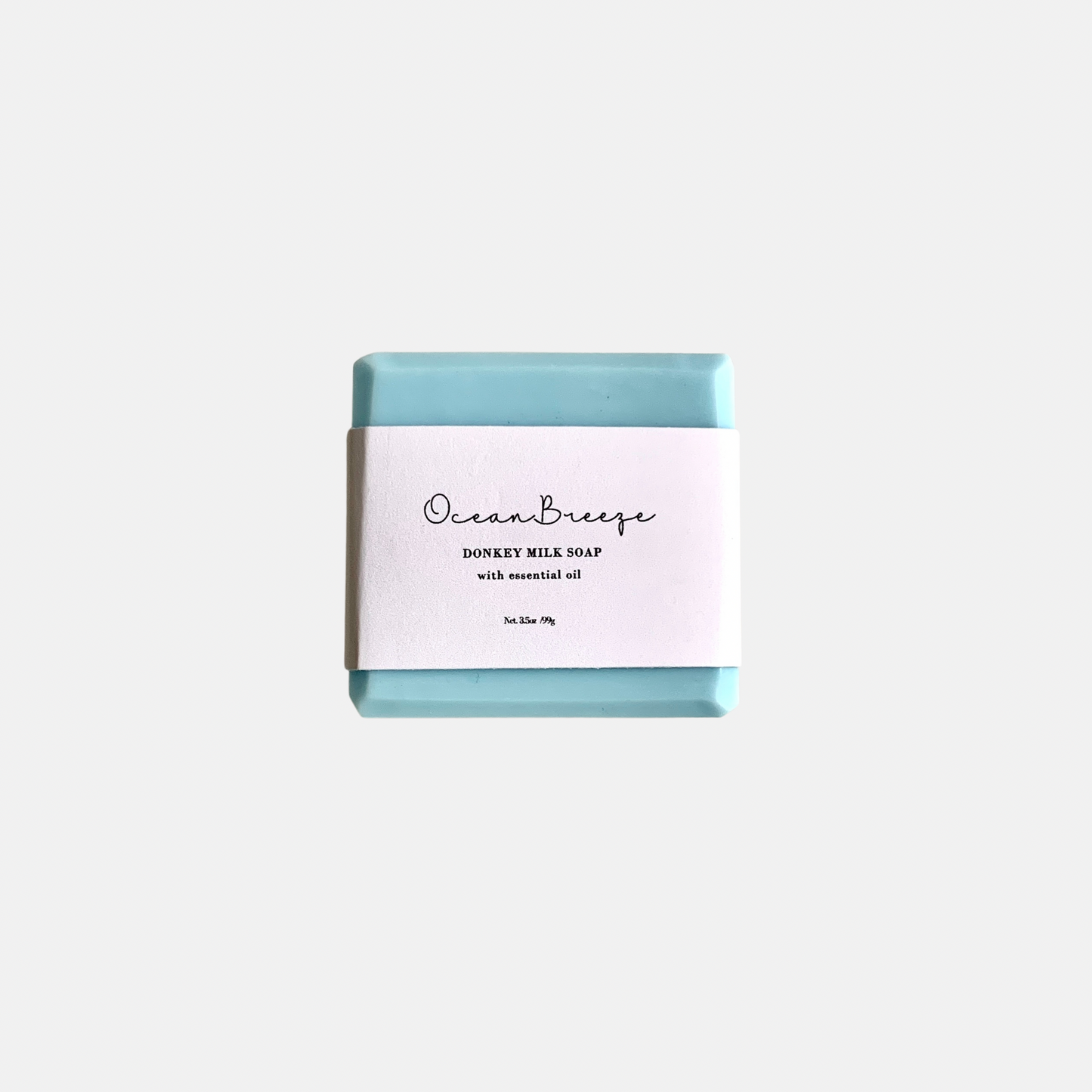 Refreshing Ocean Breeze Donkey Milk Soap - Luxury 4oz Hydrating Bar