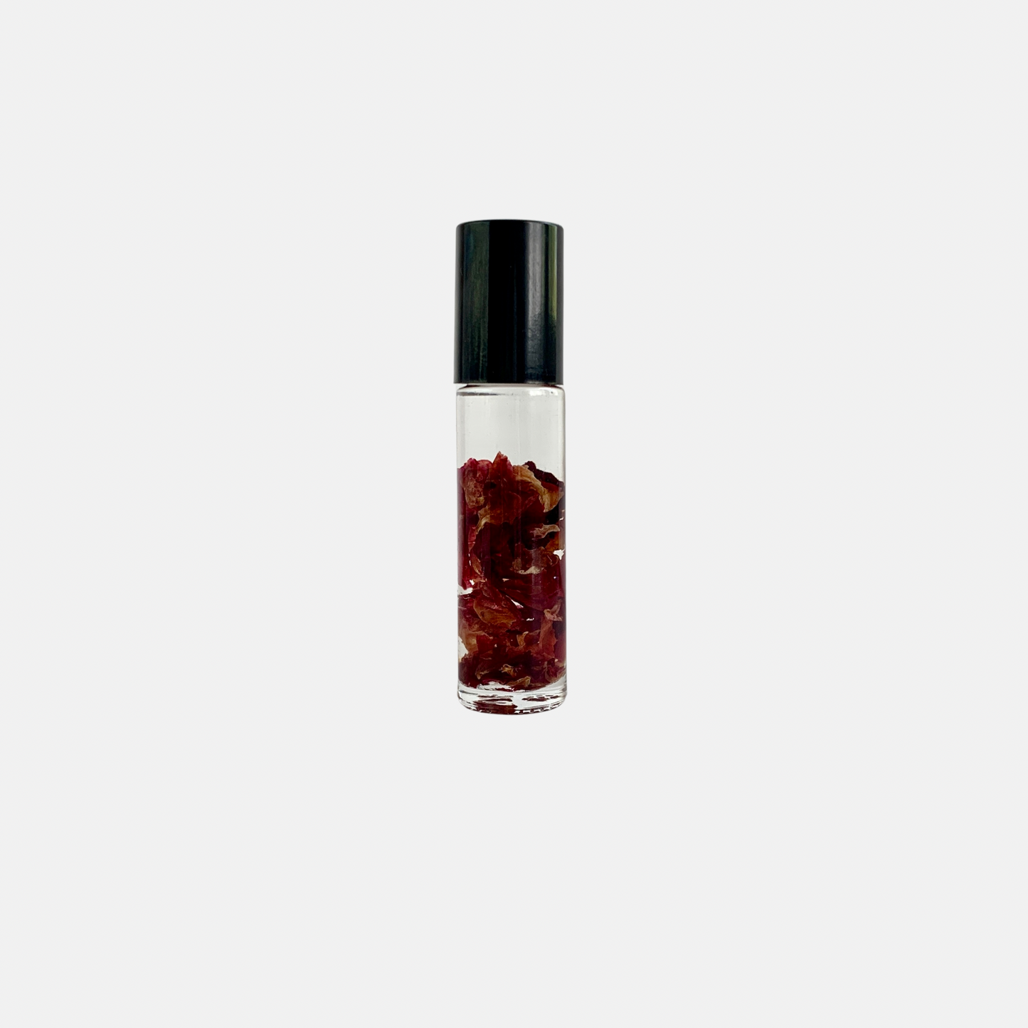 Rose Perfume Roller - Romantic Aromatherapy Roll-On with Rose Petals & Natural Oils