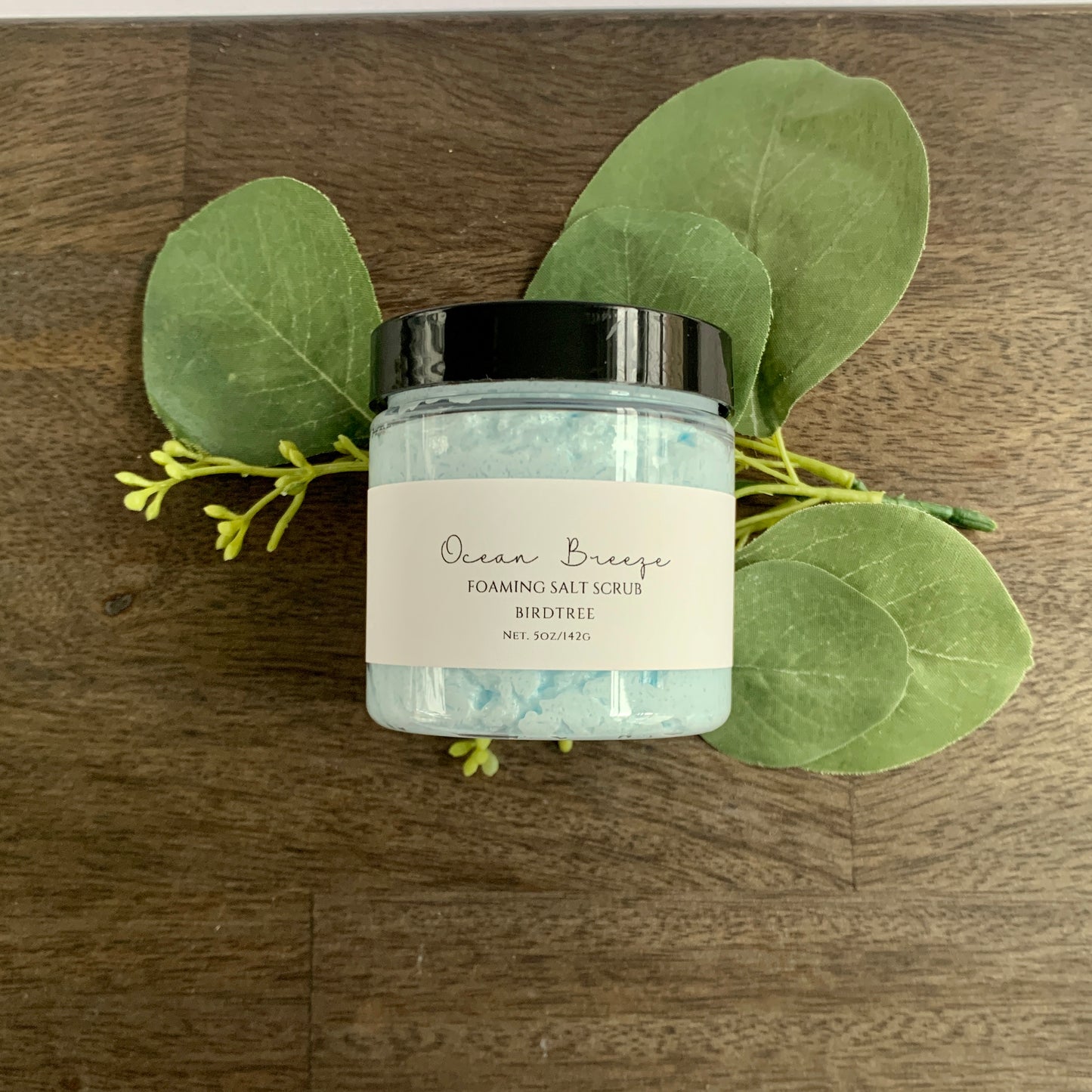 Refreshing Ocean Breeze Epsom Salt Scrub - Foaming Whipped Body Scrub for All