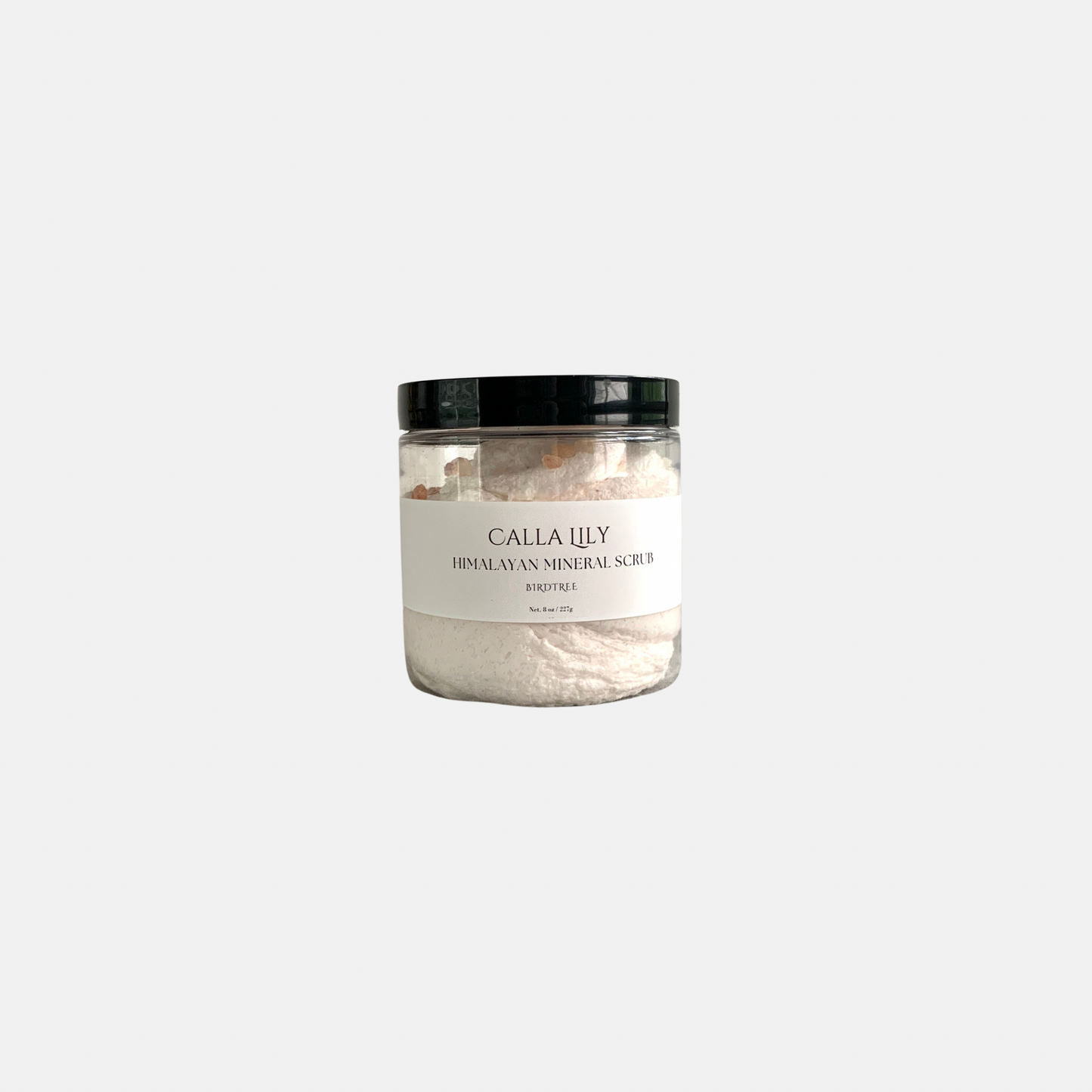 Luxurious Calla Lily Salt Scrub - Himalayan Pink Salt & Epsom Salt with Whipped Bath Butter