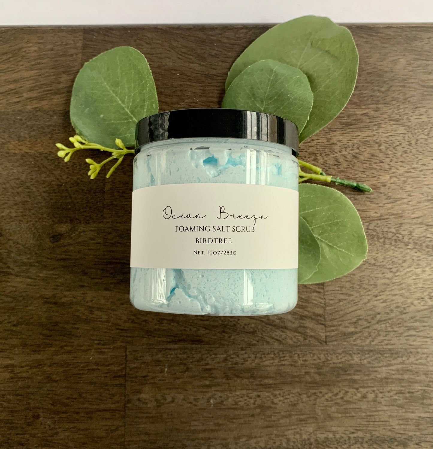 Refreshing Ocean Breeze Epsom Salt Scrub - Foaming Whipped Body Scrub for All