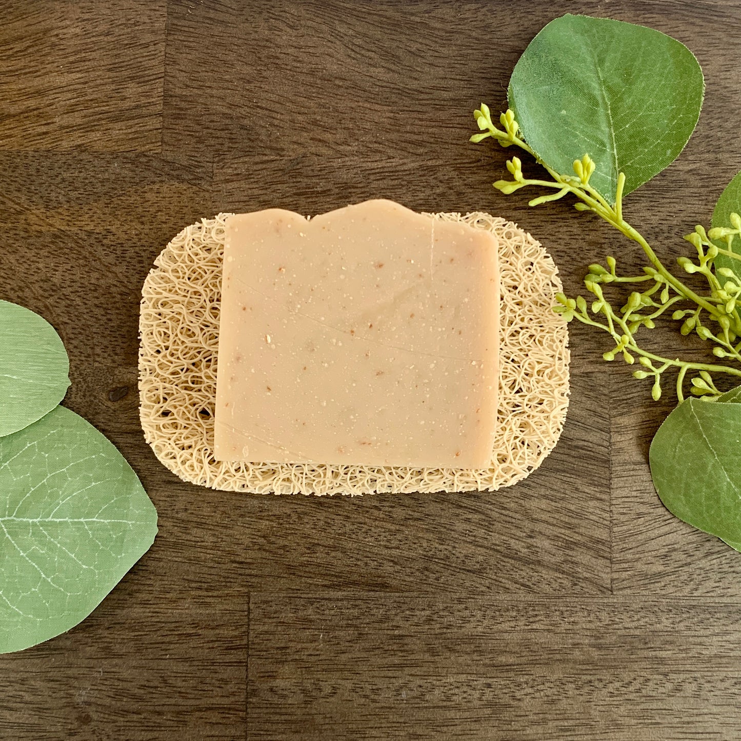 Tropical Toasted Coconut & Oatmeal Soap - Nourishing Vegan Bar with Sunflower Oil